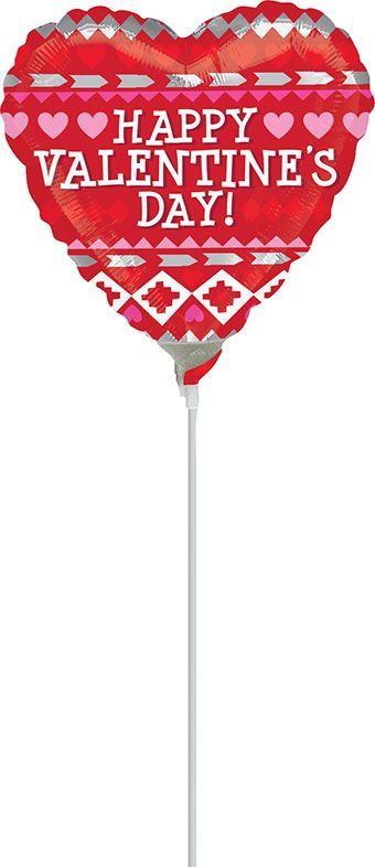 Valentine's Day Heart Balloon - 5-Pack - Image 1