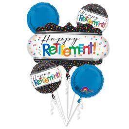 Happy Retirement Balloon Bouquet - 1 Pack - Image 1