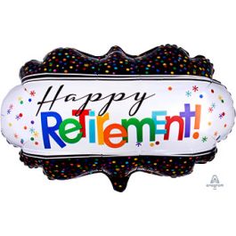 Happy Retirement Foil Balloon 27 Inch - Image 1