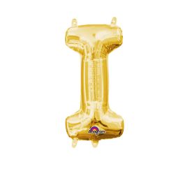 Gold Foil Balloon - Letter I - Image 1