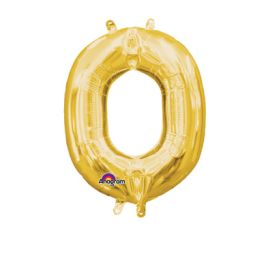 Gold Letter O Foil Balloon - Initial Decoration - Image 1