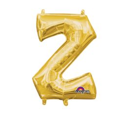 Gold Letter Z Foil Balloon - 18 Inch - Image 1