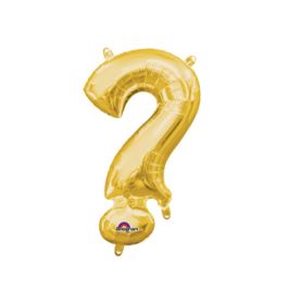 Gold Question Mark Balloon 28 Inch - Image 1