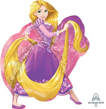 Rapunzel Balloon - 3-Pack - Image 1