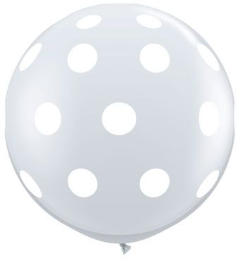 Polka Dot Balloon - 12 Inch Pack of 2 - Image 1