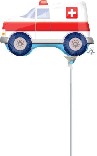 Ambulance Balloon - 5-Pack - Image 1