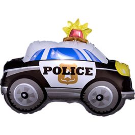 Police Car Balloon 18 Inch Foil Novelty Decoration - Image 1