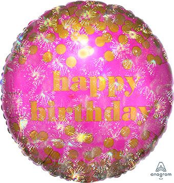 Happy Birthday Balloon - 5-Pack - Image 1
