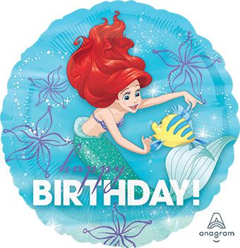 Ariel Balloon - 5-Pack Disney Little Mermaid Birthday - Image 1