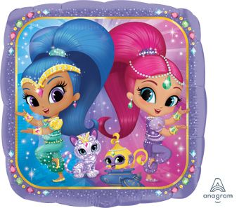 Shimmer & Shine Balloons - 5-Pack - Image 1
