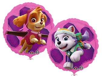 Paw Patrol Balloons - 5-Pack Skye & Everest - Image 1