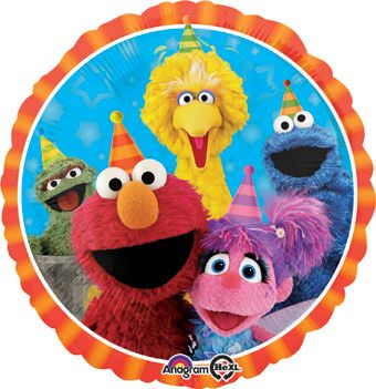 Sesame Street Balloons - 5-Pack - Image 1