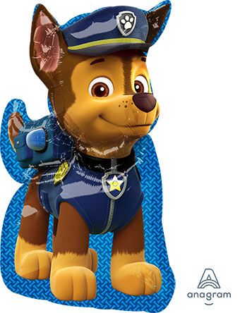 Paw Patrol Chase Balloons - 3-Pack - Image 1