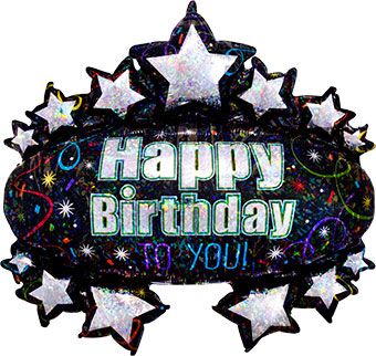 Happy Birthday Balloon 31" Foil - Party Supplies - Image 1