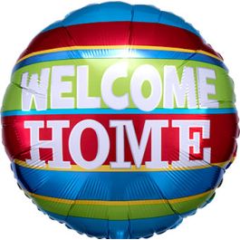 Welcome Home Foil Balloon 18 Inch - Image 1