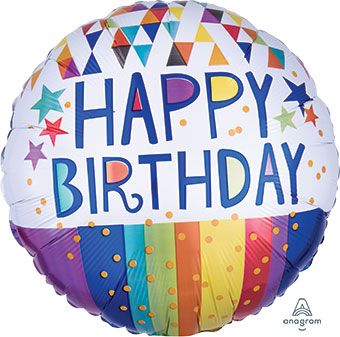 Happy Birthday Balloon - 5-Pack - Image 1