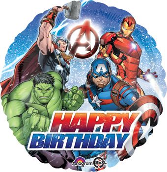 Avengers Balloons - 5-Pack - Image 1