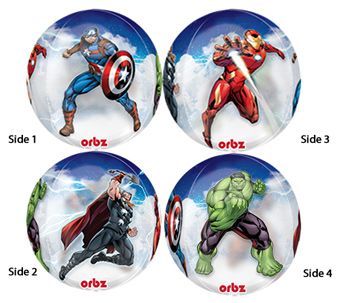 Avengers Balloons - 3-Pack - Image 1