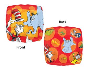 Dr. Seuss Cat in the Hat Balloons - 5-Pack - Image 1