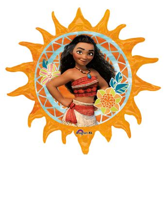 Moana Balloon 28" - 3-Pack Disney Party Decor - Image 1