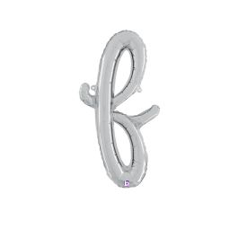 Silver Letter Number Balloons 24 Inch - Pack of Multiple - Image 1