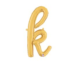 Gold Letter K Foil Balloon 24 Inch - Party Decor - Image 1