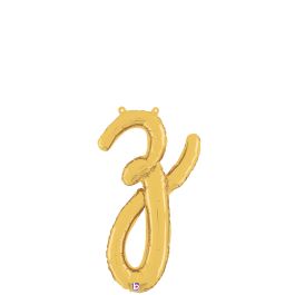 Gold Letter Z Balloon 24 Inch Foil Decoration - Image 1