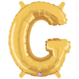Gold Letter G Foil Balloon 14 Inch - Image 1