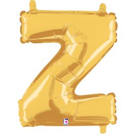 Gold Letter Z Foil Balloon 14 Inch - Image 1