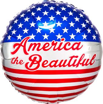 America the Beautiful Balloons - 5-Pack - Image 1