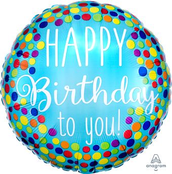 Happy Birthday Balloon - 5-Pack - Image 1