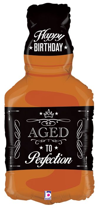 Whiskey Bottle Balloon 34" - Birthday Party - Image 1
