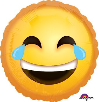 Laughing Emoji Balloons - 5-Pack - Image 1