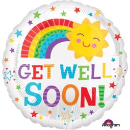 Get Well Soon Foil Balloon 18 Inch - Image 1