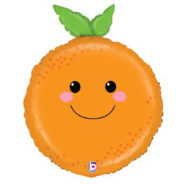 Orange Produce Pal Balloon 26" - 3-Pack - Image 1