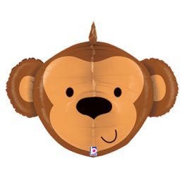 Monkey Balloon 27 Inch Large Shape Foil Character - Image 1