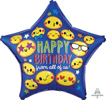Happy Birthday Balloon - 5-Pack - Image 1