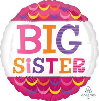 Big Sister Balloon - 5-Pack - Image 1
