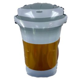 Large Shape Coffee Cup Balloon 25" Foil - 1 Pack - Image 1