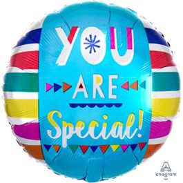 Blue You Are Special Foil Balloon 18 Inch Round Celebration - Image 1