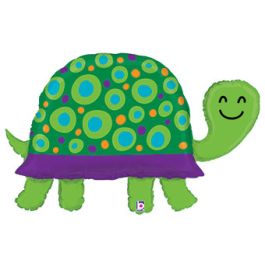 Garden Turtle Foil Balloon 40 Inch Novelty Decoration - Image 1