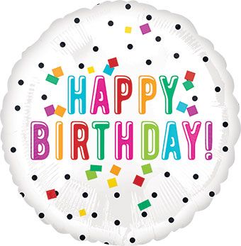 Happy Birthday Balloon - 5-Pack - Image 1