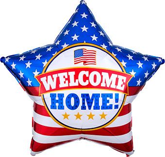 Welcome Home Patriotic Balloon - 3-Pack - Image 1