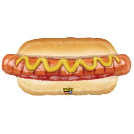 Hot Dog Balloon 32 Inch Foil - 1 Pack - Image 1