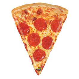 Mighty Bright Pizza Foil Balloon 29" - 1 Count - Image 1