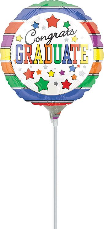 Congrats Graduate Balloon - 5-Pack - Image 1