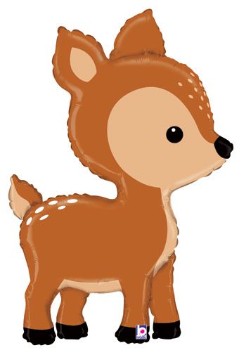 Woodland Deer Balloon - 3-Pack - Image 1