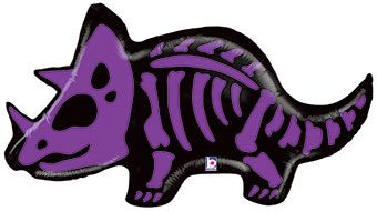 Triceratops Balloon - 3-Pack - Image 1