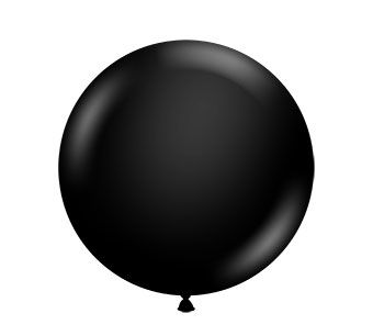 Black Balloon 18" - Party Supplies - Image 1