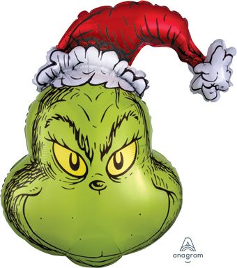 Grinch Balloons - 3-Pack - Image 1